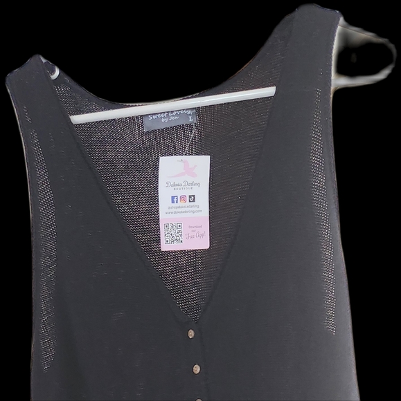 NWT Sweet Lovely Black Knit Dress - Picture 1 of 7